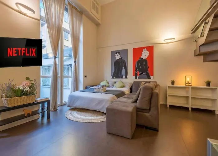Lovely & Quiet Loft Next To Porta Nuova Station Apartman Torino