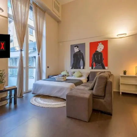 Lovely & Quiet Loft Next To Porta Nuova Station Apartmán Turín